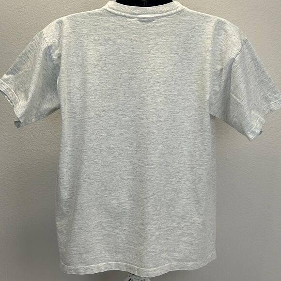 Vintage 90s Carnival Cruise Line Fantasy T Shirt The Fun Ship Gray Mens L Large - Picture 3 of 10